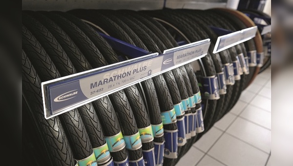 Lichteffekte für das Reifensortiment