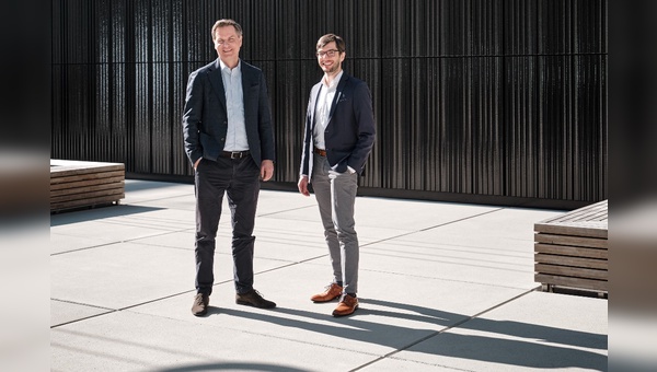 Die neue Geschäftsführung der JobRad Leasing GmbH: Alexander Wiedenbach (links) und Stefan Rosengarten.