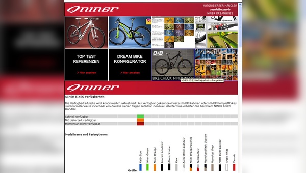Mini-Webseite Niner