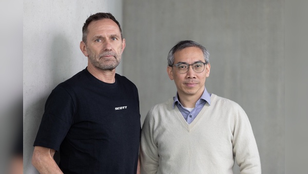 Foto: Scott Sports - Youngone Corporation - Pascal Ducrot (links) und Hsuan Boon Tan, co-CEO Scott Sports