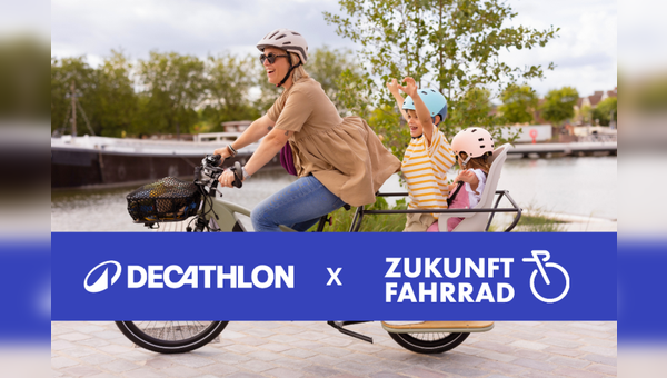 Foto: Decathlon und Zukunft Fahrrad radeln künftig gemeinsam 