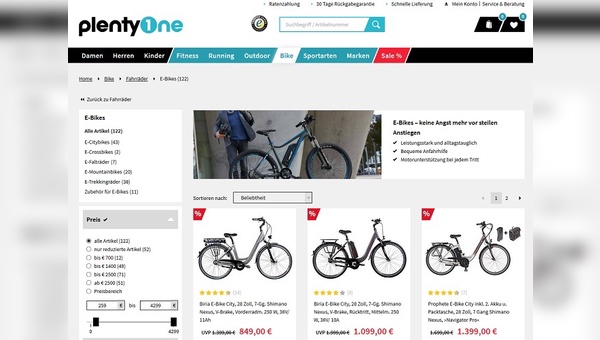 E-Bikes der Marke Biria gibt es beim neuen Onlineshop.