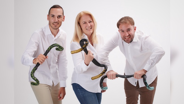 Das Nabico-Management-Team mit Domenico Scantamburlo, Michela Fontana und Nicholas Boldrin