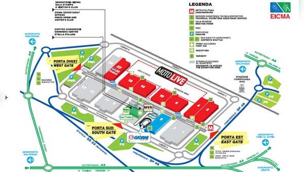 Zwei Hallen sind auf der Eicma den Fahrrädern vorbehalten