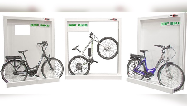 Displaylösung zur Präsentation von E-Bikes