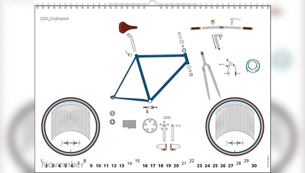 Motive von Jürgen Isendyck als Fahrradkalender