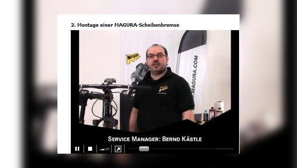 Maguras Technik-Guru Bernd Kästle vor der Kamera