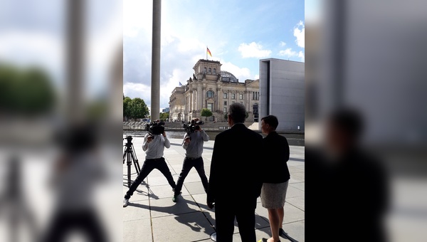 Am Puls der Radverkehrspolitik in Berlin: Albert Herresthal und Hendrikje Lučić, VSF