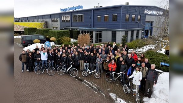 Über 100 Fahrradhändler aus Deutschland und der Schweiz reisten nach Heerenveen