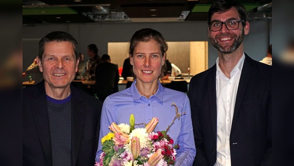 Foto: Velosuisse - v.l.: Martin Platter, Nathalie Schneitters, Dr. Marcel Boller