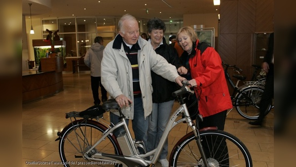 Viele ältere Kunden interessieren sich für E-Bikes