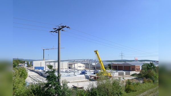 Am Standort in Forchheim wird neu gebaut und erweitert.