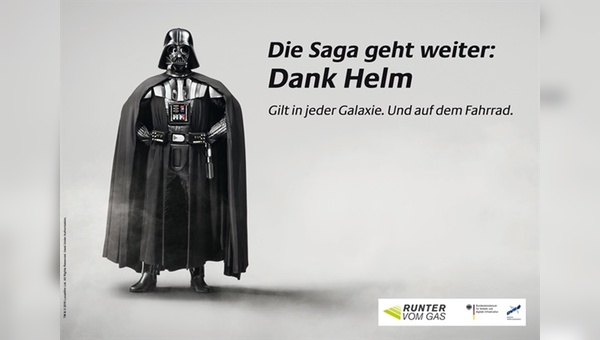 "Der Helm sei mit Dir! - Neue Plakatkampagne wirbt für den Fahrradhelm