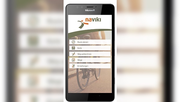 Fahrradnavigation auf dem Smartphone