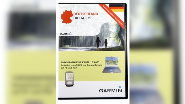 Neue Garmin-Karten auf drei DVDs