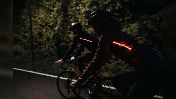 Mehr Sichtbarkeit beim Radfahren.