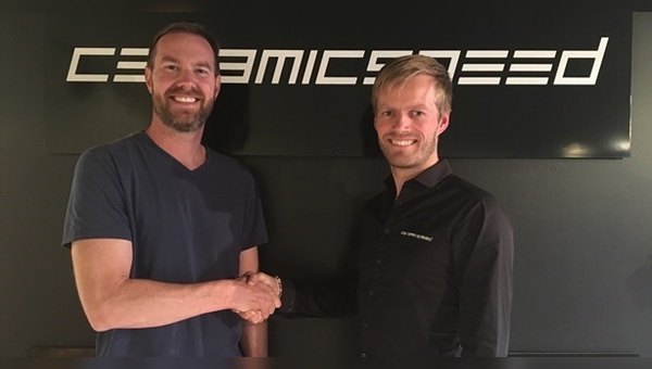 Martin Banke (rechts), Managing Director von CeramicSpeed und Jason Smith.  Foto: CeramicSpeed.com