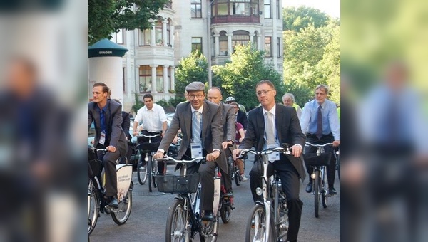 Der ECF brachte Verkehrsminister aus aller Welt aufs Fahrrad