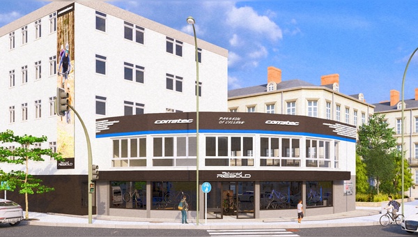 Foto: Corratec - Nach einer Umgestaltung ist der Store in der Bahnhofstraßé in Bad Hersfeld ganz der Marke Corratec gewidmet.