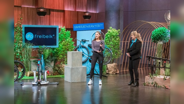 Gründerin Iris-Sabine Langstädtler (rechts) präsentierte zusammen mit ihrer Tochter Carmen das Produkt bei der VOX-Gründer-Show