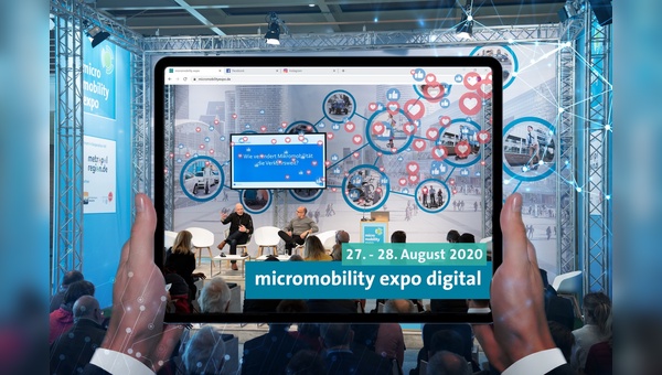 Die Micromobility Expo geht 2020 in digitaler Forma an den Start.