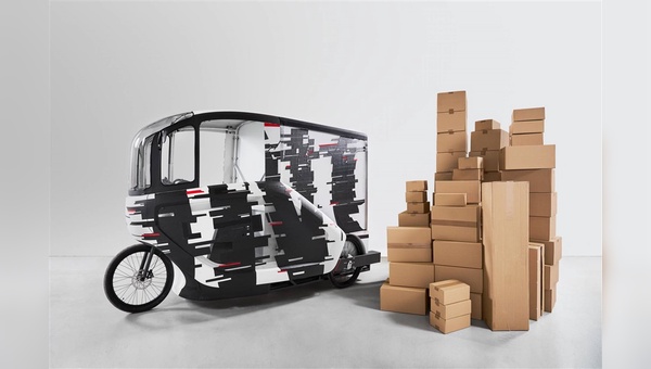 Das Cargo-E-Bike von Ono soll umweltschädlicheren Zustellfahrzeugen auf der letzten Meile Konkurrenz machen.