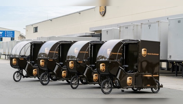 UPS setzt auf Lastenräder