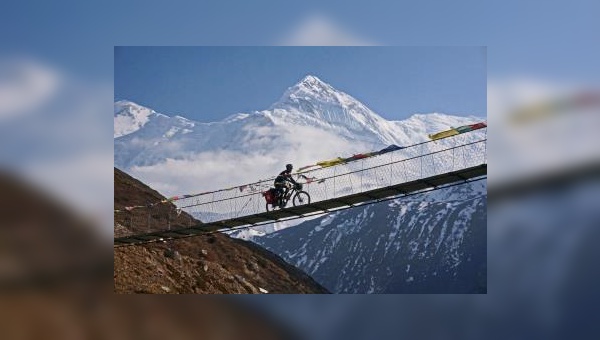Radfahren im Himalaya