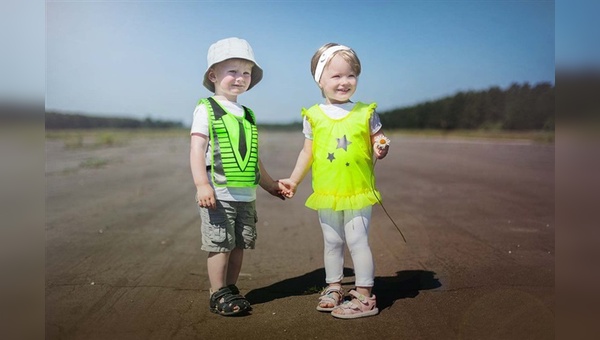 Signalkleider für Kinder - eine Spezialität von Neonon aus Dresden