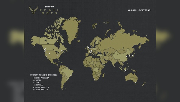 Foto: Shimano - Trail Born Projekte von Shimano sind bereits gut verteilt auf der Weltkarte zu finden. 