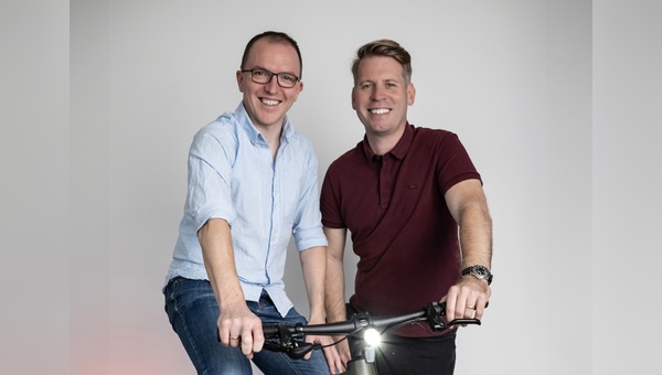Foto: SPE Bikes - Simon Praetze (links) und Sebastian Uhlenkamp, Geschäftsführung SPE Bikes GmbH 