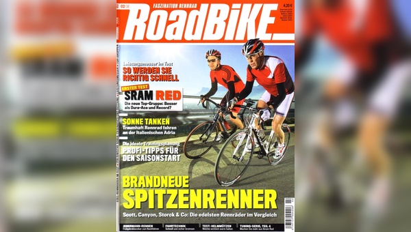 Roadbike 02/08: Sieben Rennräder aus der Nobelklasse im Test