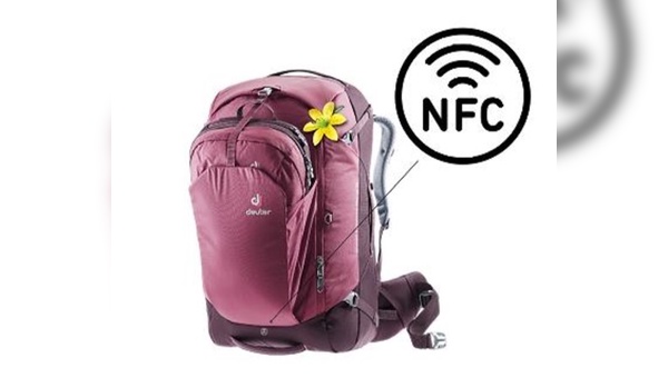 Reisegepäck mit NFC-Tags