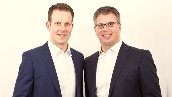 Norman Semmling (links) über nimmt die Geschäftsbereichsleitung Mobile Sicherheit Deutschland; Christian Rothe (rechts) wird Head of Marketing & Communications ABUS Group