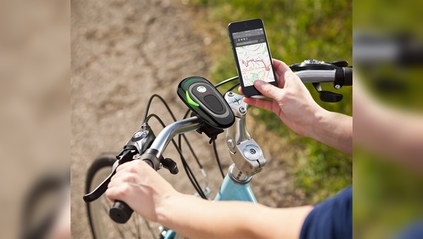 Fahrradlampe die auch navigieren kann ...