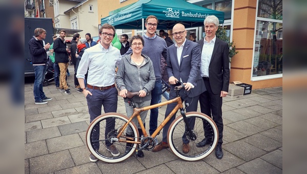 Hoher Besuch bei der Eröffnungsfeier.