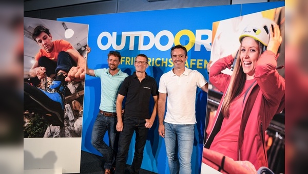 OUTDOOR-Team: v.l.: Stefan Reisinger, Klaus Wellmann, Dirk Heidrich