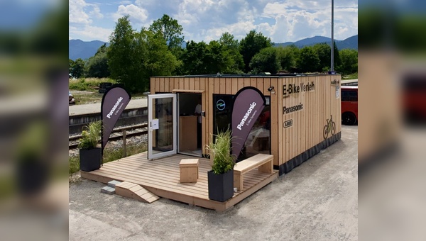 Foto: Panasonic Mobility - Mobility Hub in Gmund am Tegernsee