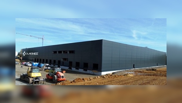 Foto: Cube/Archiv velobiz.de - Schon die bisherigen Lagerhallen von Cube haben eine beeindruckende Größe. 