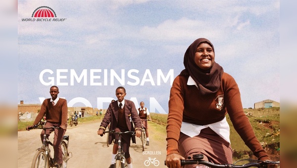 "Gemeinsam voran" - am besten mit Fahrrädern