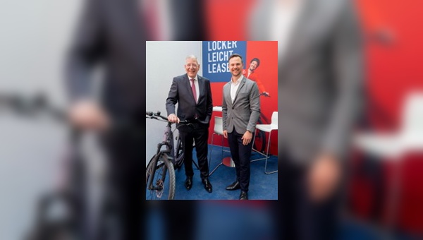 Foto: Christian Kruppa - Christoph Ahlhaus und Nils Hofmann beim Zukunftstag Mittelstand in Berlin