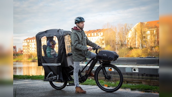 Neues Zubehör machen das Lastenrad zu einer vielseitigen Mobilitätslösung