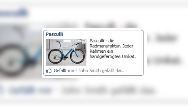 Die Anzeige von Pasculli gibt den Nutzern ein klares Segment-Signal: Schnäppchenjäger sind hier fehl am Platz