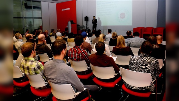 Knapp 100 Teilnehmer waren beim Marketing-Workshop von velobiz.de und OnBikeX.de in Schweinfurt.
