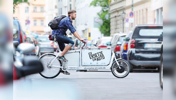 Ein auffälliges Symbol für die Verkehrswende