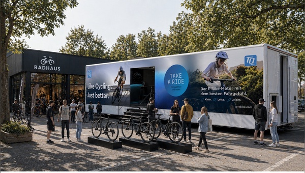 Foto: TQ Group - Unterwegs beim Fachhandel mit dem neuen TQ Truck