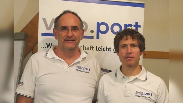 Michael Singhoff (links) und Frank Stocksiefen von Velocom