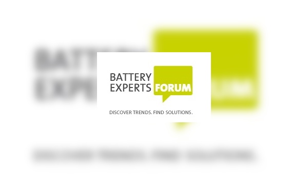 13. Battery Experts Forum in Aschaffenburg