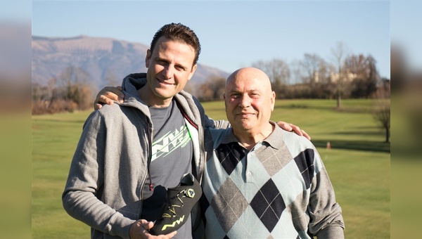 Northwave-Gründer und Inhaber Gianni Piva (rechts) holt ehemaligen Weltklasse-Sprinter ins Team