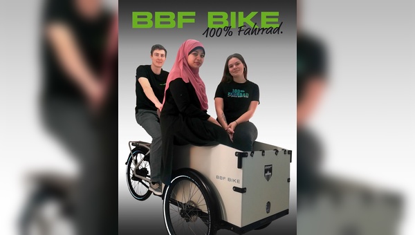 Auf der Fahrt in eine erfolgreiche Zukunf: die Studierenden von BBF Bike.
